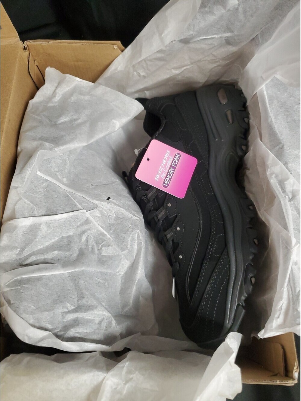 SKECHERS D'Lites - Play On Black Women's Sneakers Shoes 11949/BBK Sz.10 NEW - Picture 10 of 11